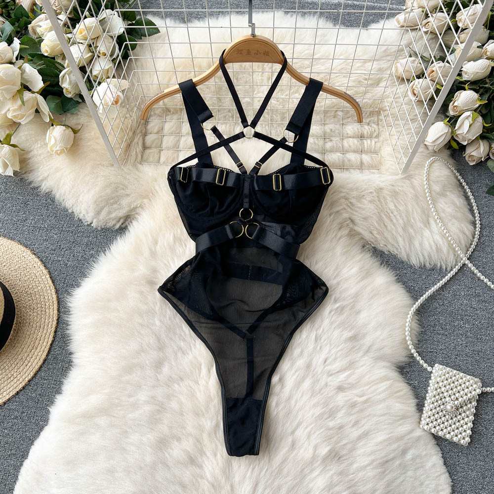 Gothic Harness Bodysuit