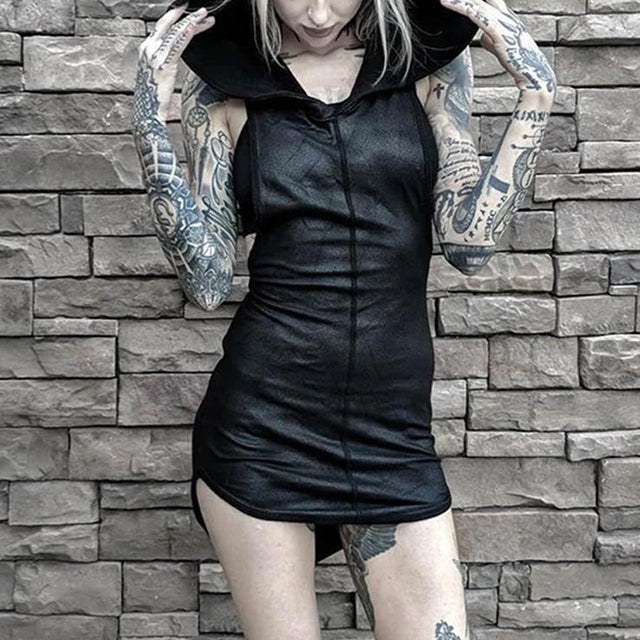 Gothic Hooded Dress