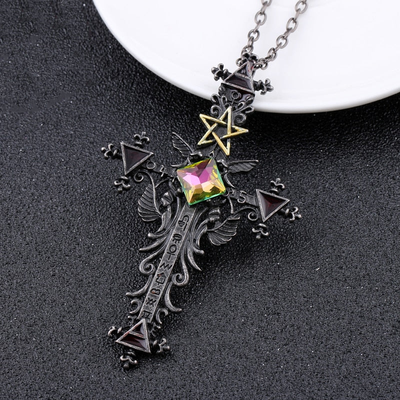 Gothic Cross Necklace