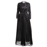 Black Gothic Lace Dress