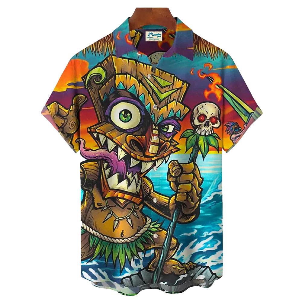 Hawaiian Tiki Shirt