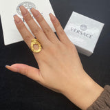 Vintage Monogram Open Ring