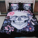 Floral Skull Bedding