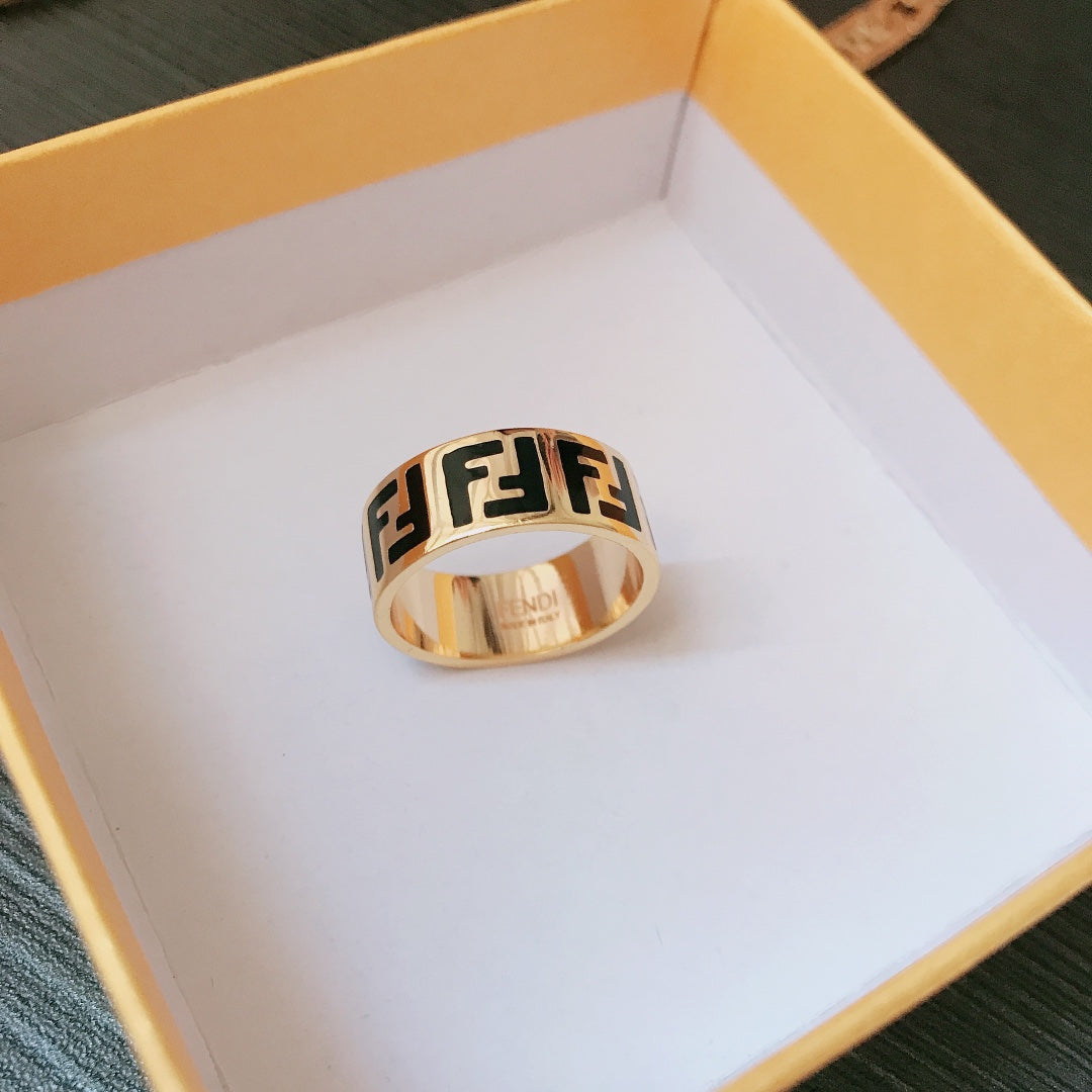 F Letter Ring