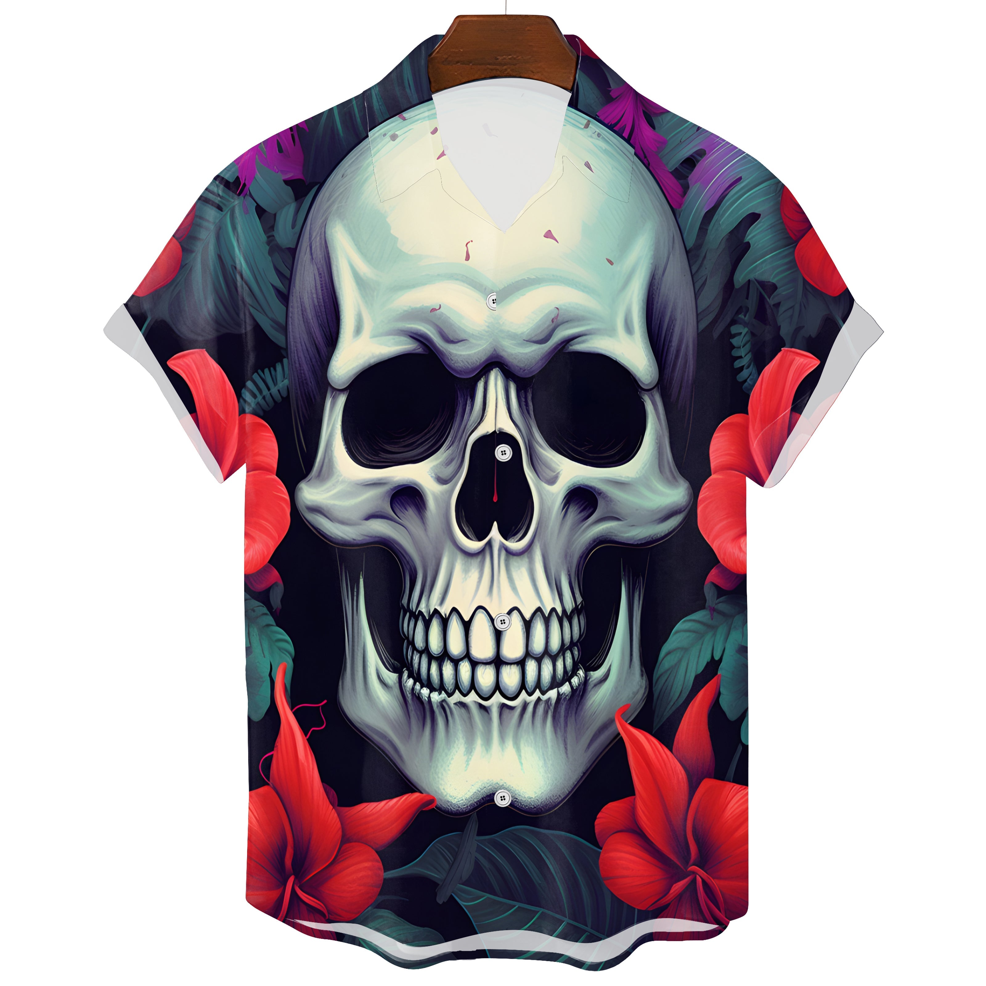 Hawaiian Skull T-Shirt