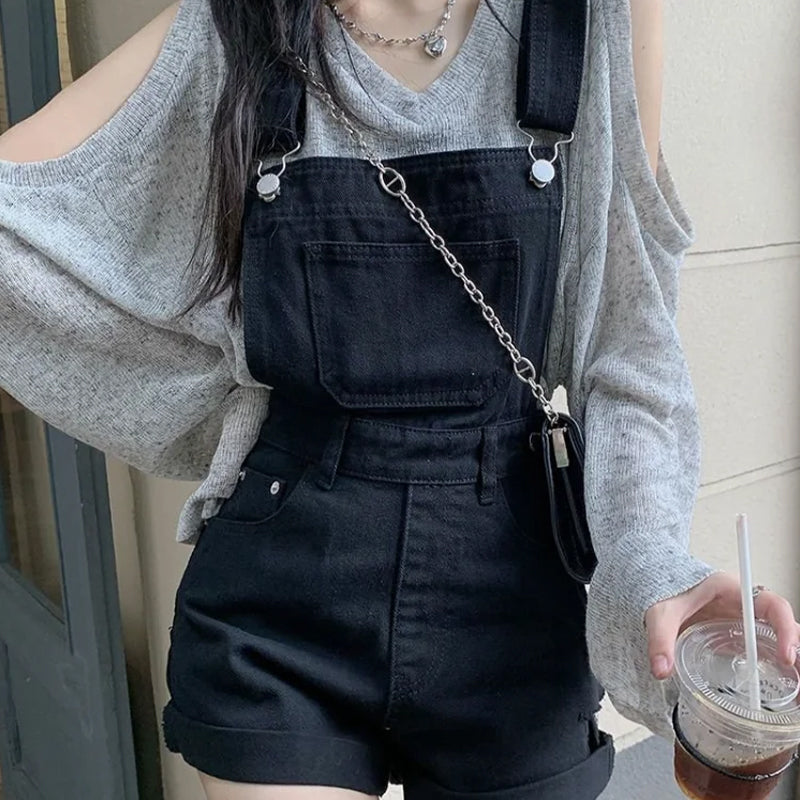 Women's Denim Romper