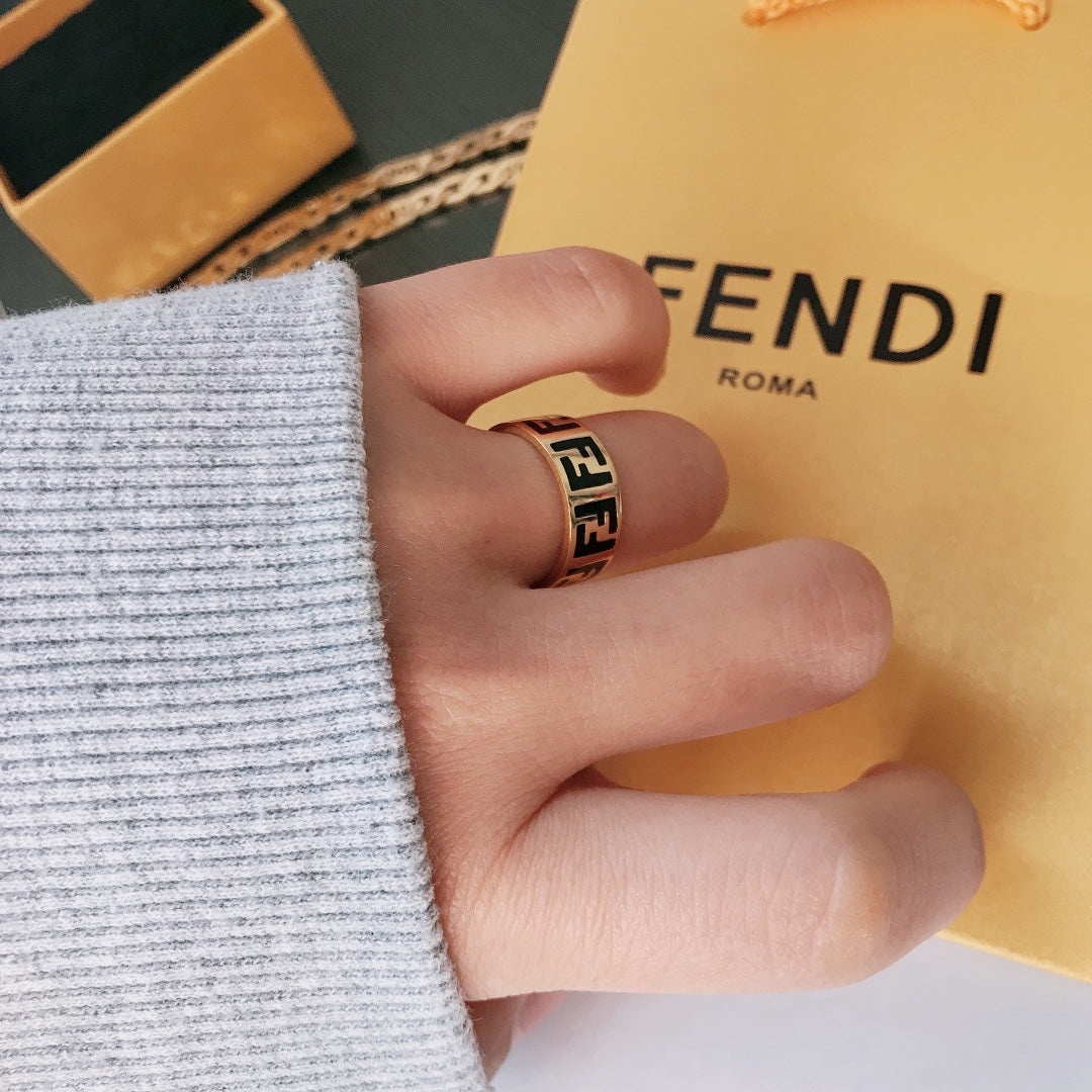 F Letter Ring