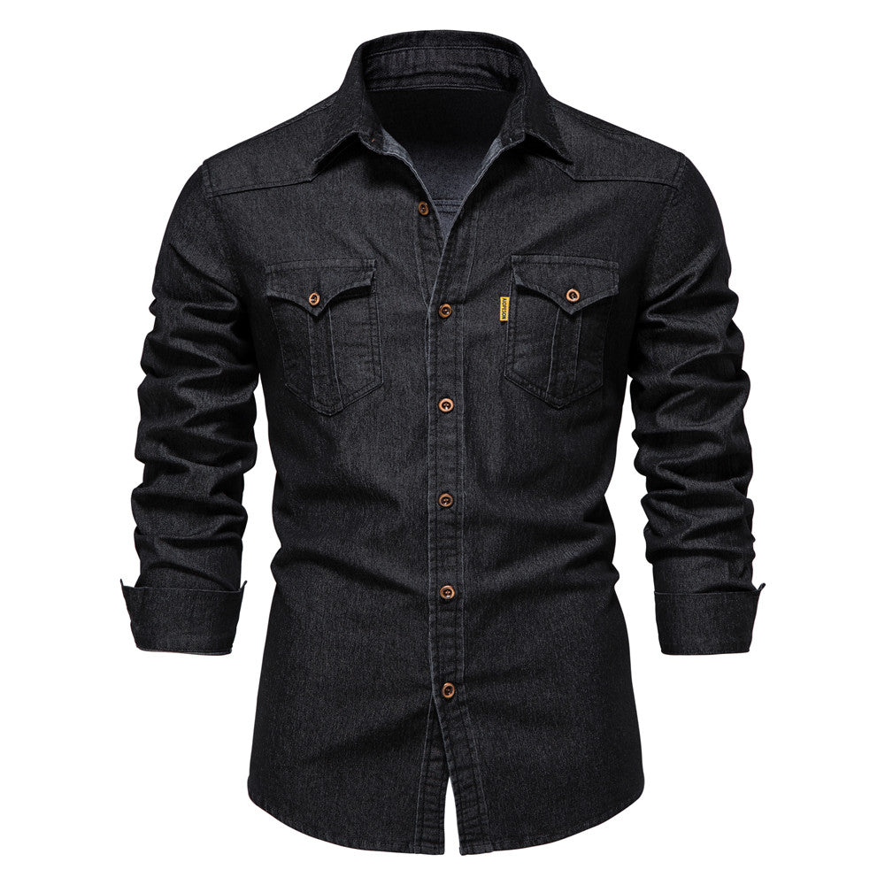 Denim Long Sleeve Shirt