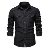 Denim Long Sleeve Shirt