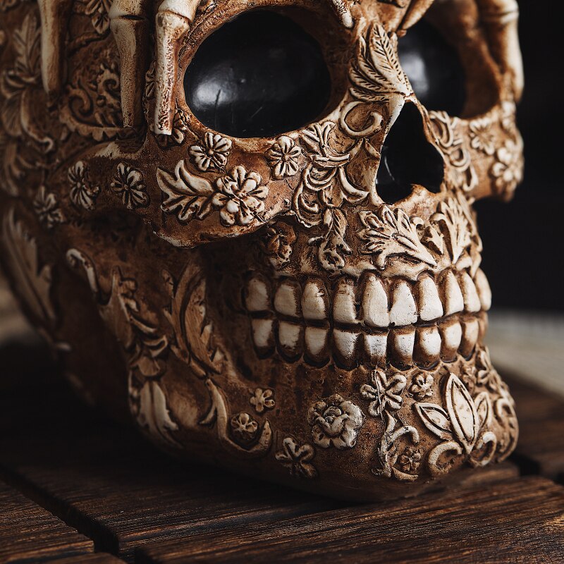 Spider Skull Decoration