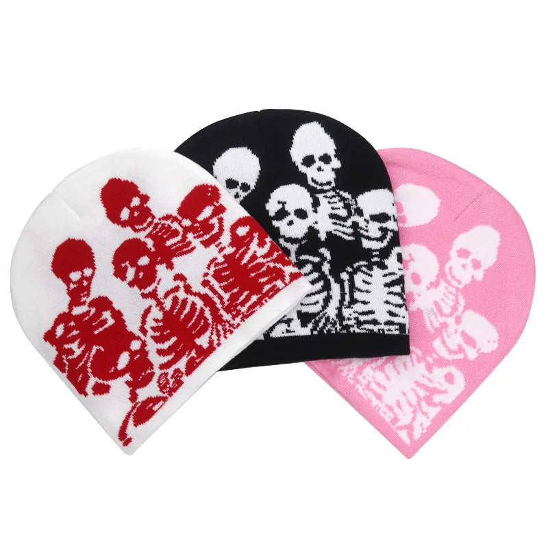 Unisex Skull Beanie