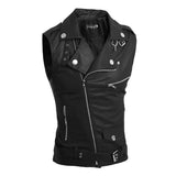 Men's Leather Vest