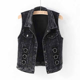 Women's Denim Vest