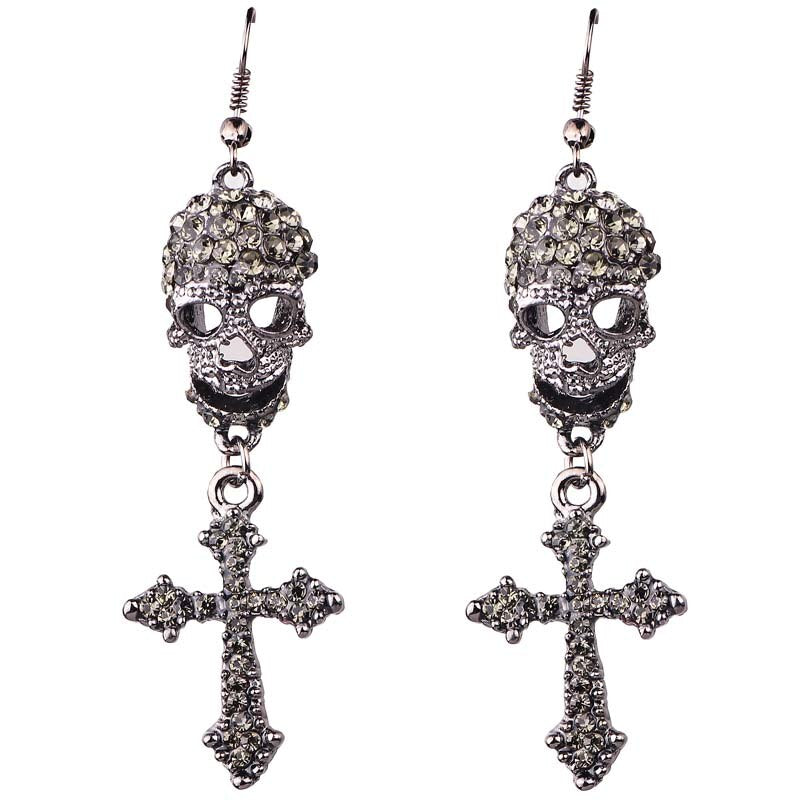 Skull Cross Earrings