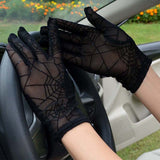 Spider Web Lace Gloves