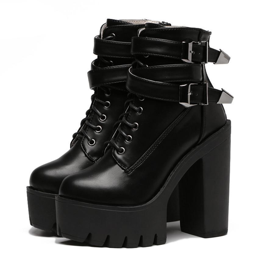 Gothic Ankle Shoes