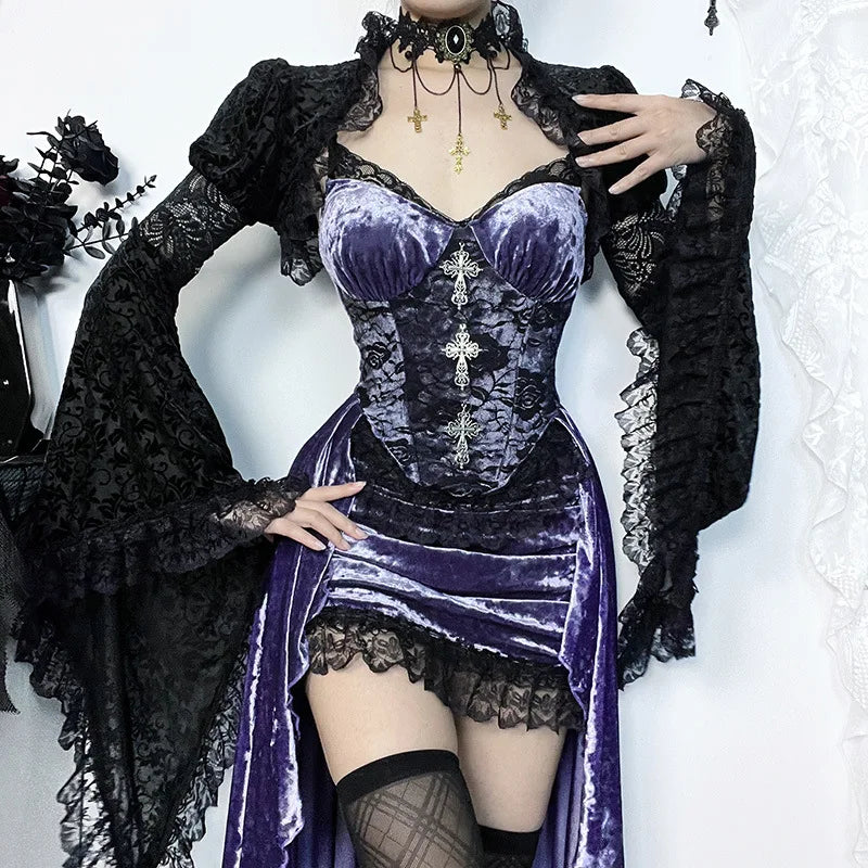 Gothic Velvet Dress