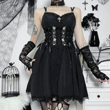 Gothic Night Rose Dress