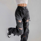 Ripped Gothic Jeans