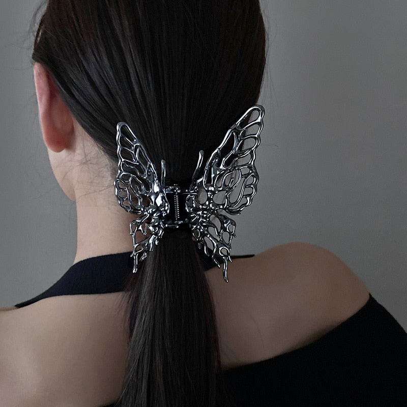 Gothic Butterfly Hair Clip