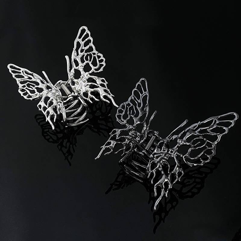 Gothic Butterfly Hair Clip