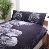 Skull Motorcycle Bedding