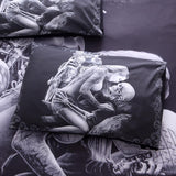 Skull Motorcycle Bedding