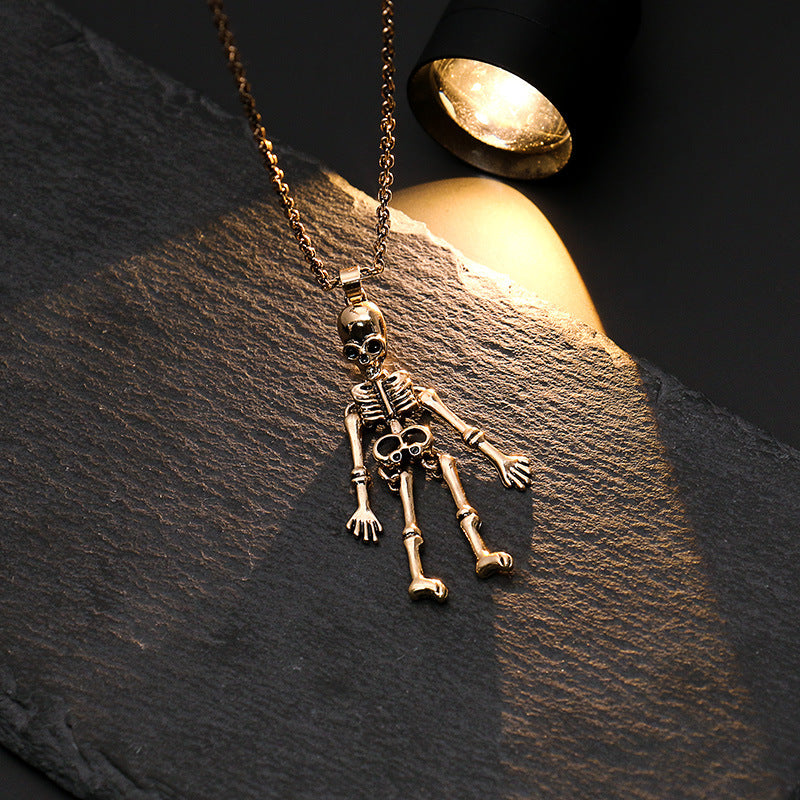 Skeleton Pendant Necklace