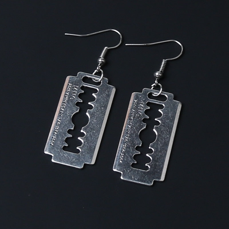 Razor Blade Earrings