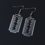 Razor Blade Earrings