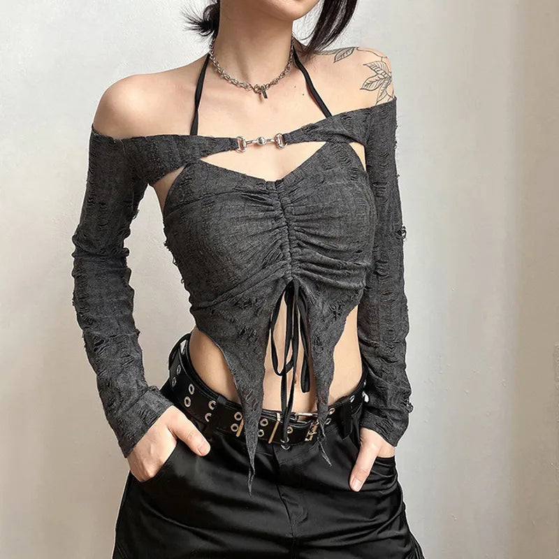 Vintage Gothic Top