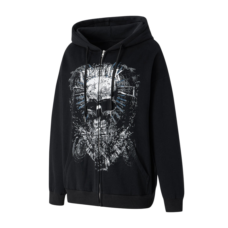 Oversize Skull Hoodie