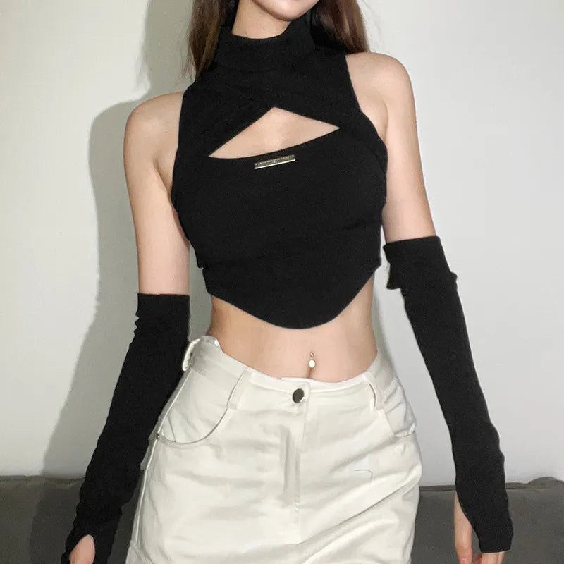 Women's Gothic Crop Top