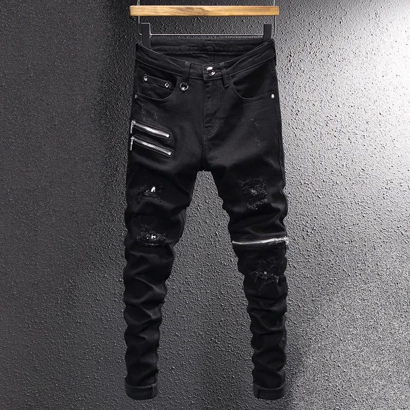 Men's Punk Jeans