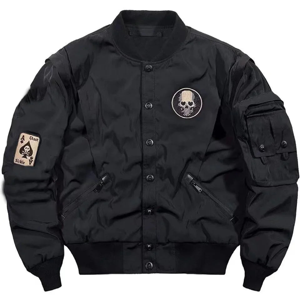 Men's Skull Bomber