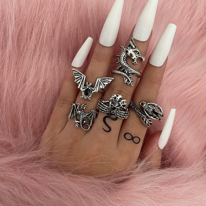 Gothic Ring Set