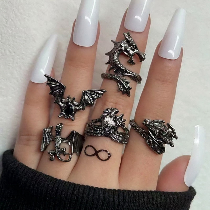 Gothic Ring Set