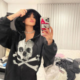 Women's Skull Hoodie