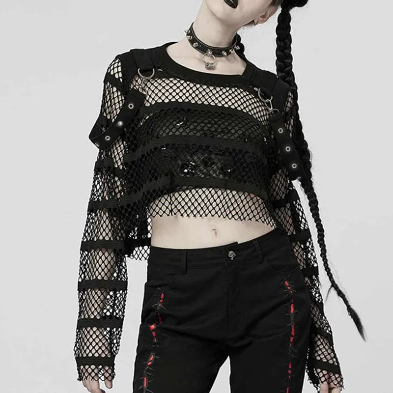 Women's Gothic Crop Top