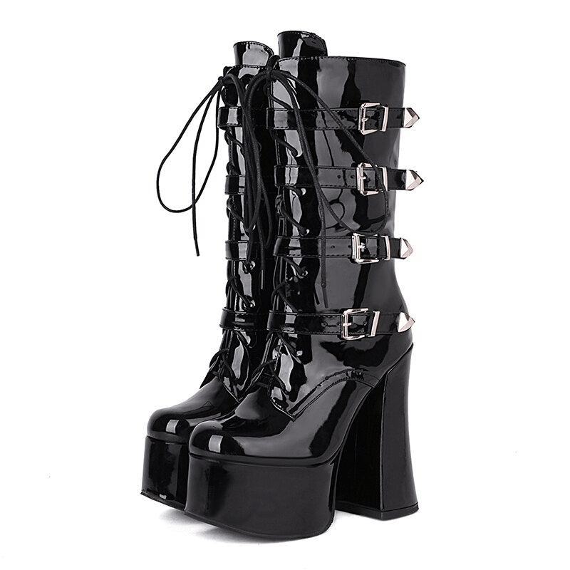 BAD DAYS PLATFORM BOOTS