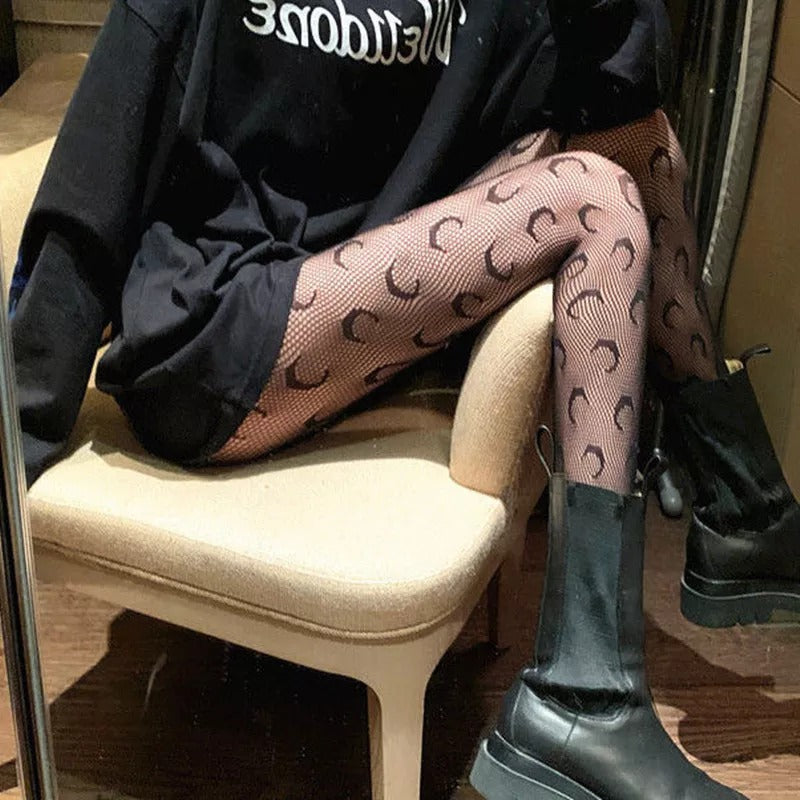 Crescent Moon Tights