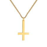 Inverted Cross Necklace