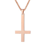 Inverted Cross Necklace