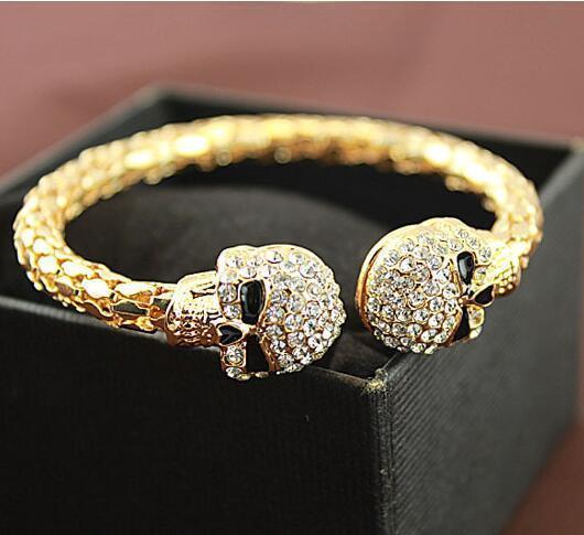 Crystal Skull Bracelet