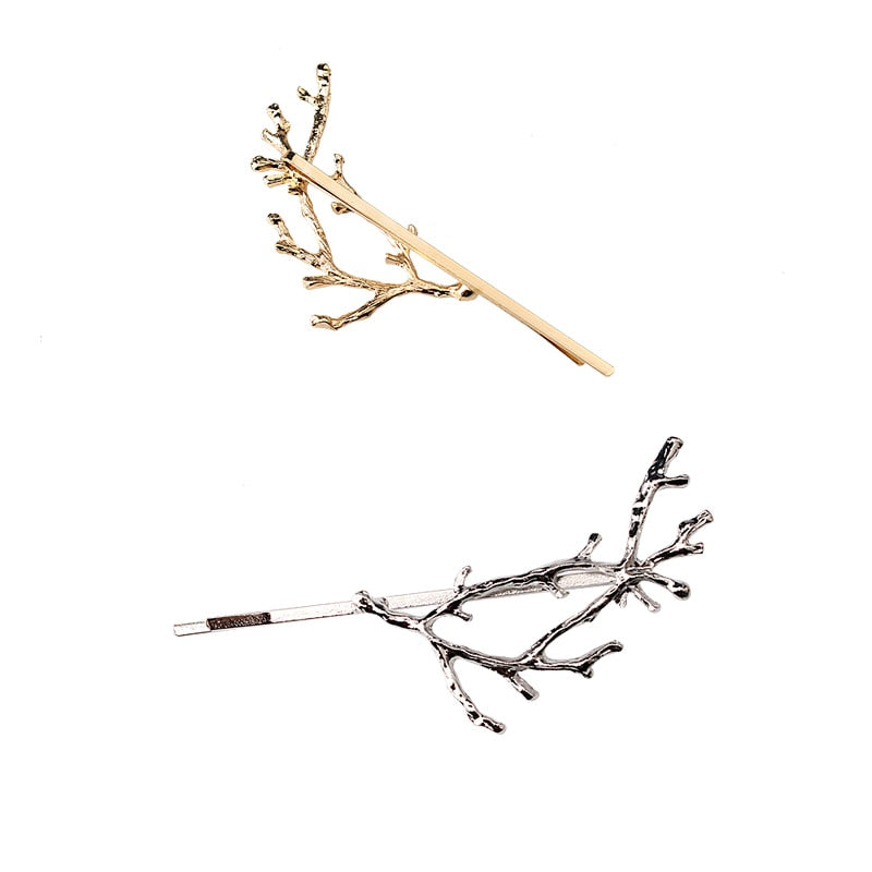 Tree Branch Hair Clips